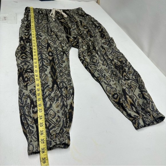 Free movement free people boho baggy Patterned Jogger Pants size L - Picture 5 of 10